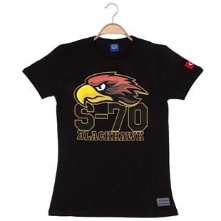JHV S-70 BLACKHAWK UNİSEX T-SHİRT SİYAH