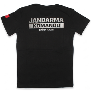 T-SHIRTUnisex Jandarma Komando Tshirt - Siyah