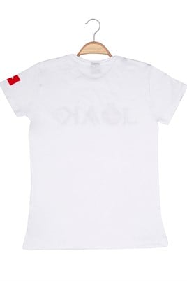 Unisex JÖAK-Hedef Göstergeli Tshirt - Beyaz