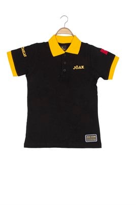 TSHİRTÇocuk JÖAK nakışlı Polo Tshirt - Siyah