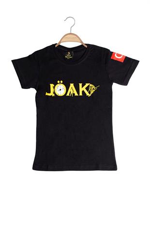 Jöak Hedef Göstergeli Çocuk Tshirt - Siyah