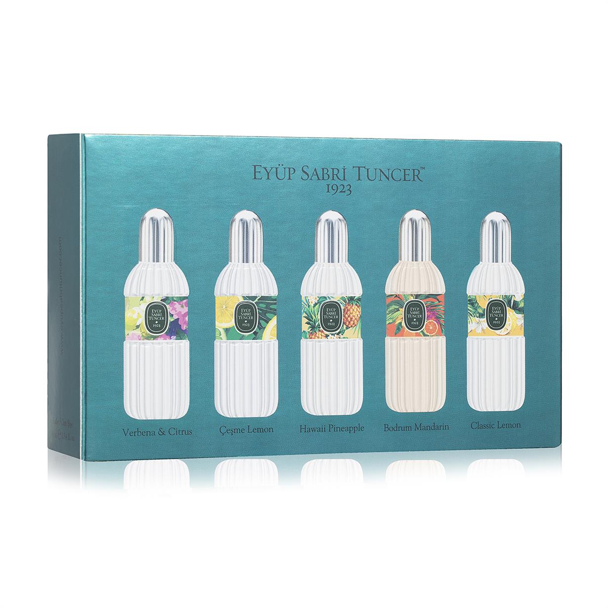 EYÜP SABRİ TUNCER 5 Lİ 16 ML KOLONYA CITRUS SET- KURDELELİ ÇANTALI