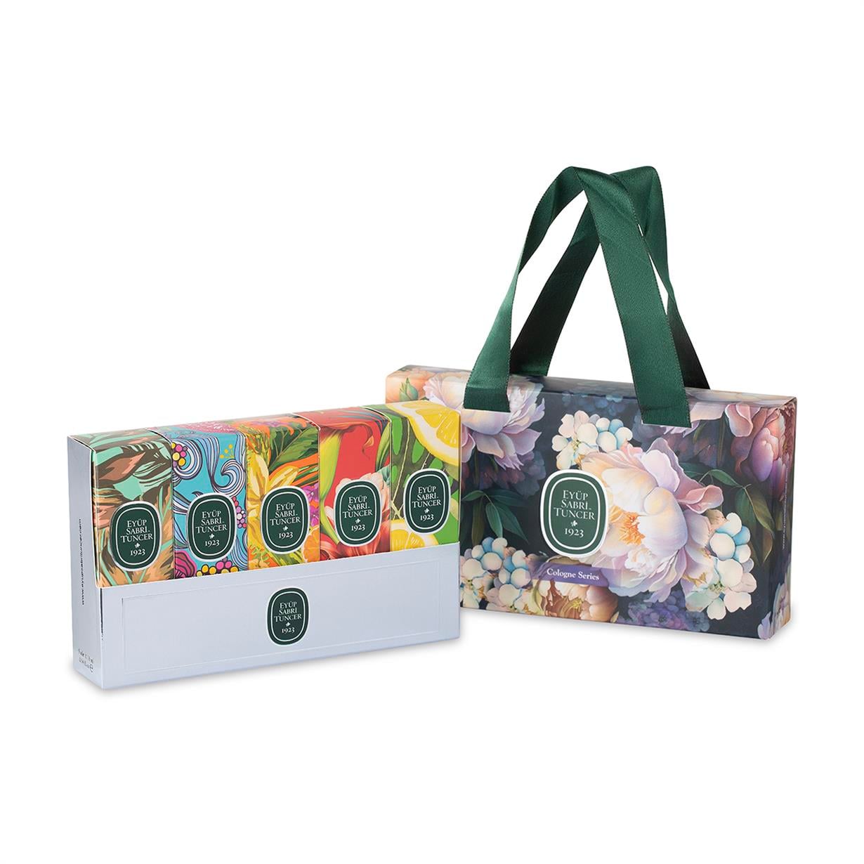 EYÜP SABRİ TUNCER 5 Lİ 16 ML KOLONYA SET-1- KURDELELİ ÇANTALI