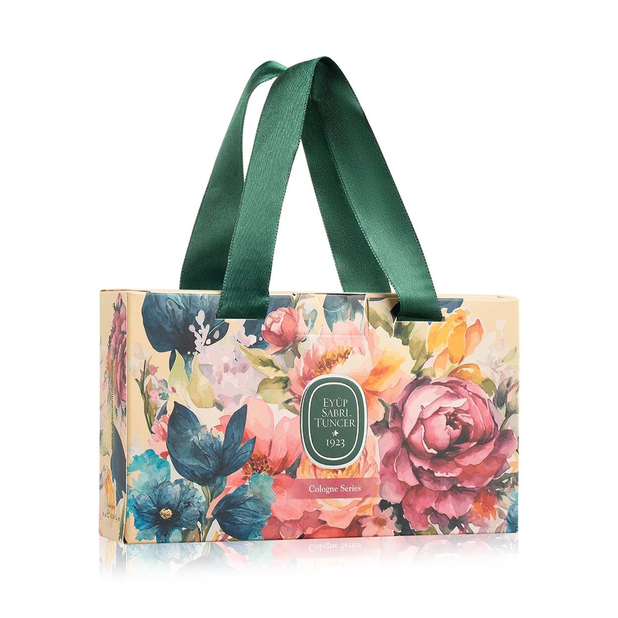 5li 16 ml Kolonya - Set 3 - Kurdeleli Hediye Çanta