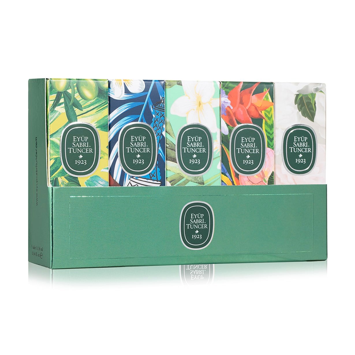5li 16 ml Kolonya - Set 3 - Kurdeleli Hediye Çanta