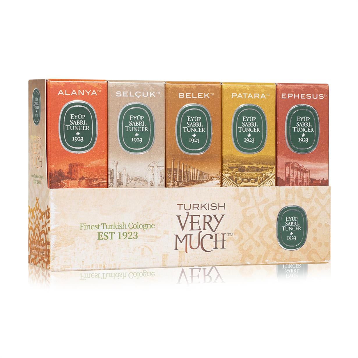 16 ML SİLİNDİR CAM ŞİŞE KOLONYA 5 Lİ SET - TURKISH VERY MUCH