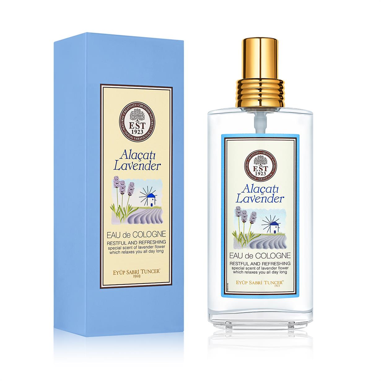 Alaçatı Lavender 150 ml Eau De Cologne - Cam Şişe