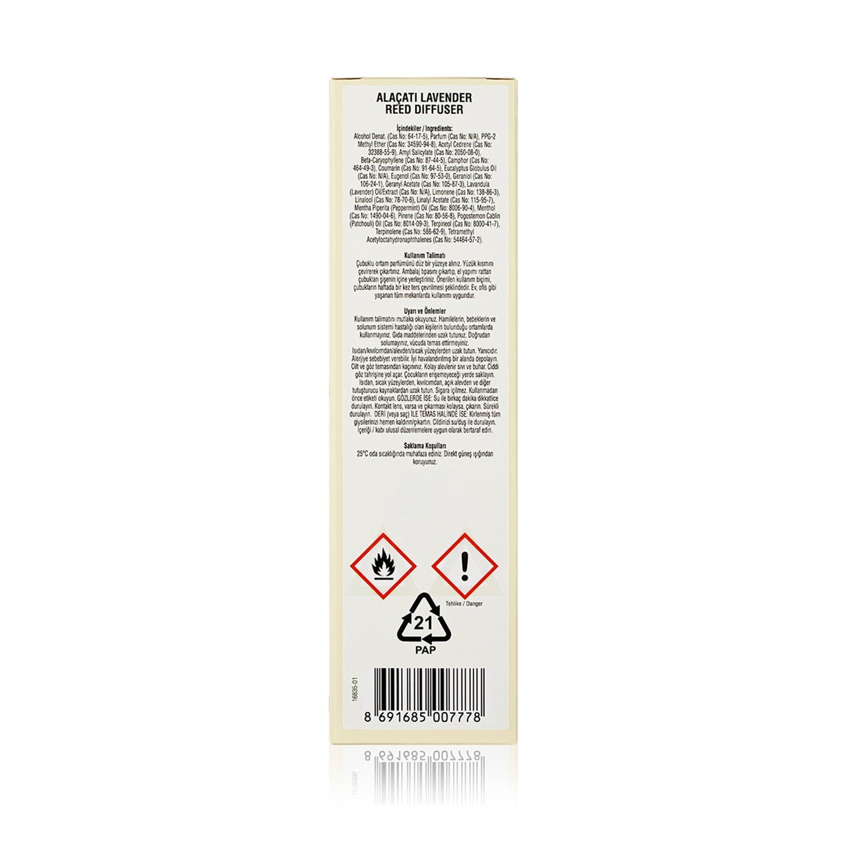 Alaçatı Lavender Çubuklu Oda Kokusu 50 ml