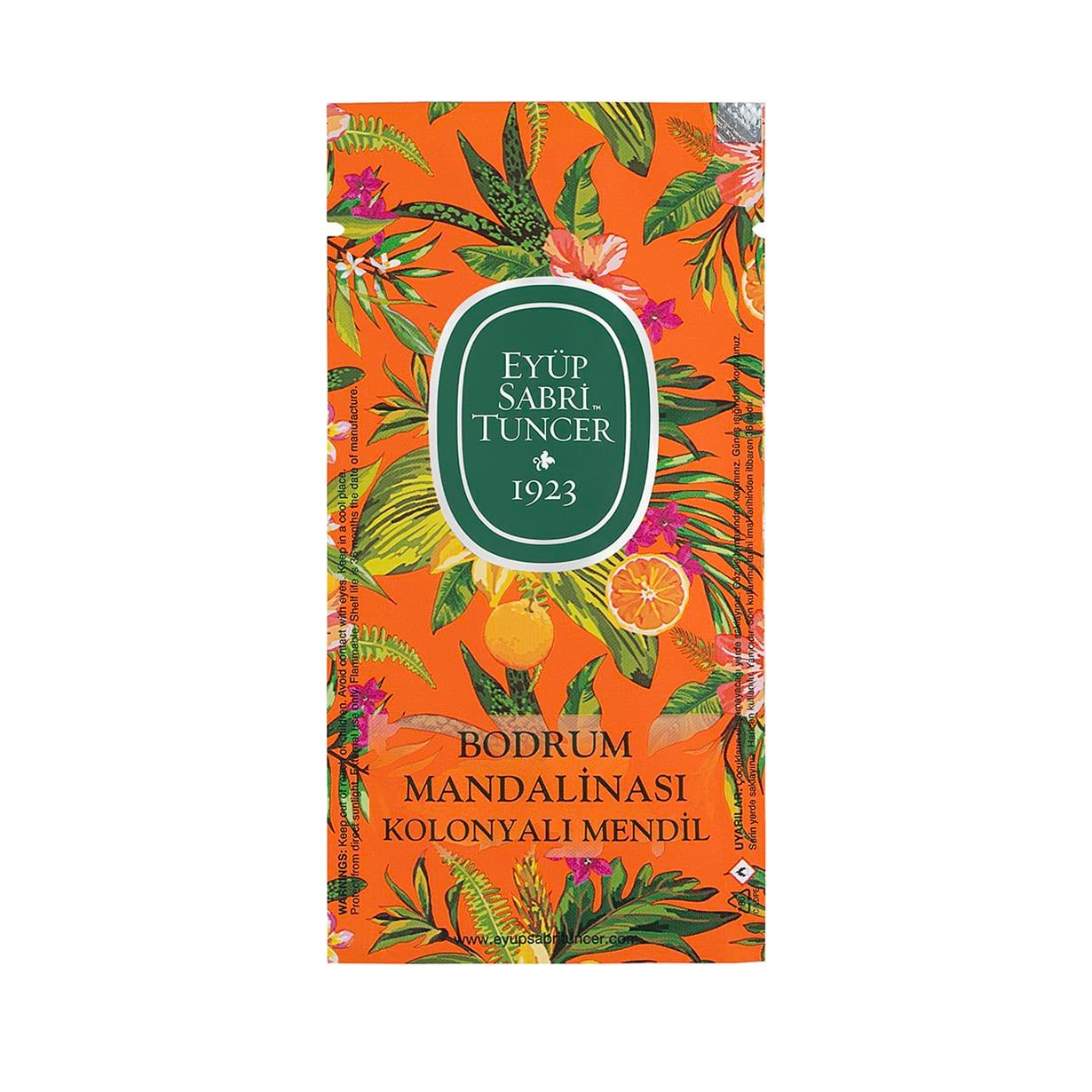 Bodrum Mandalinası Kolonyalı Mendil 150li (Küçük Boy)