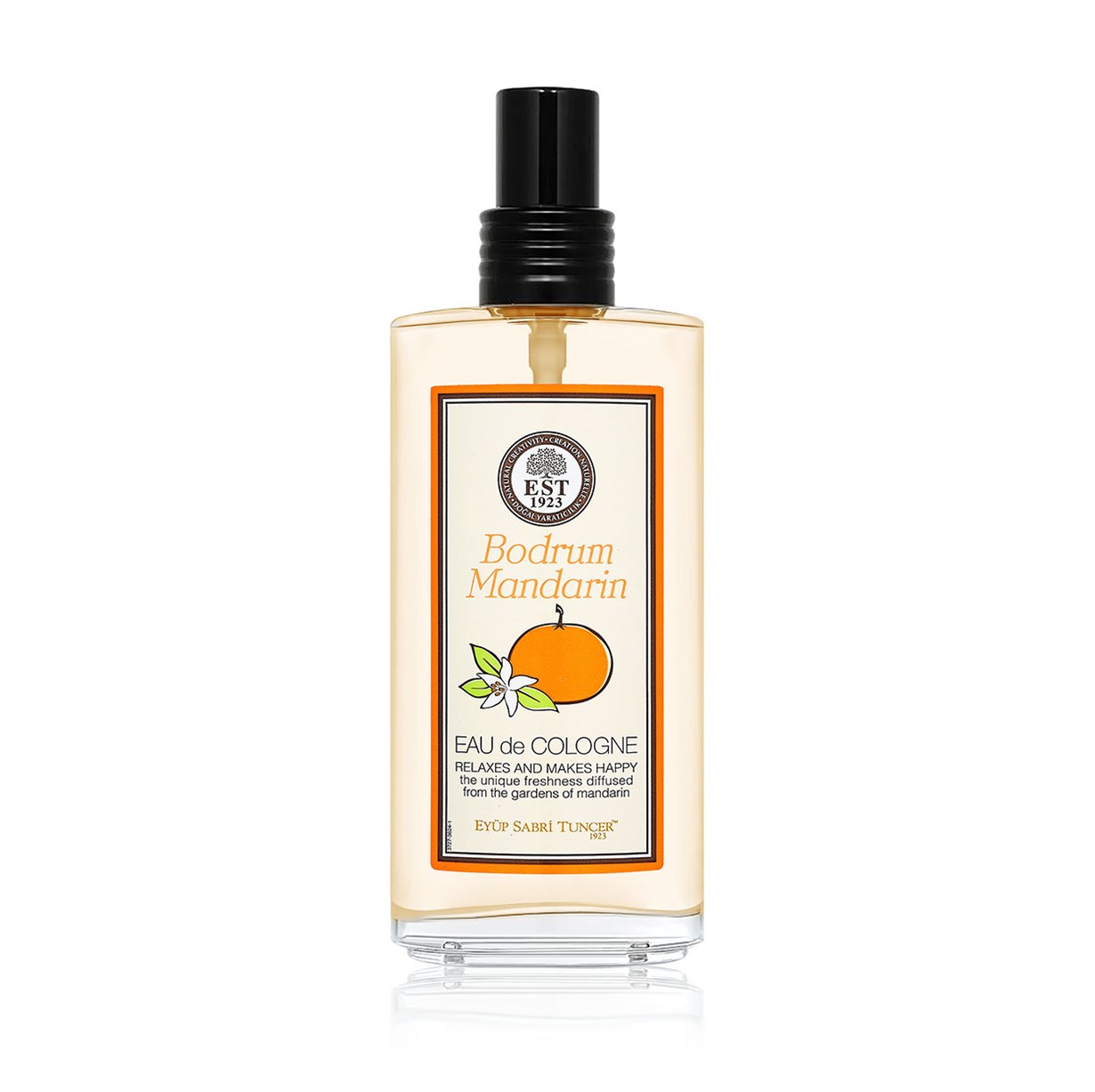Bodrum Mandarin 150 ml Eau De Cologne - Cam Şişe