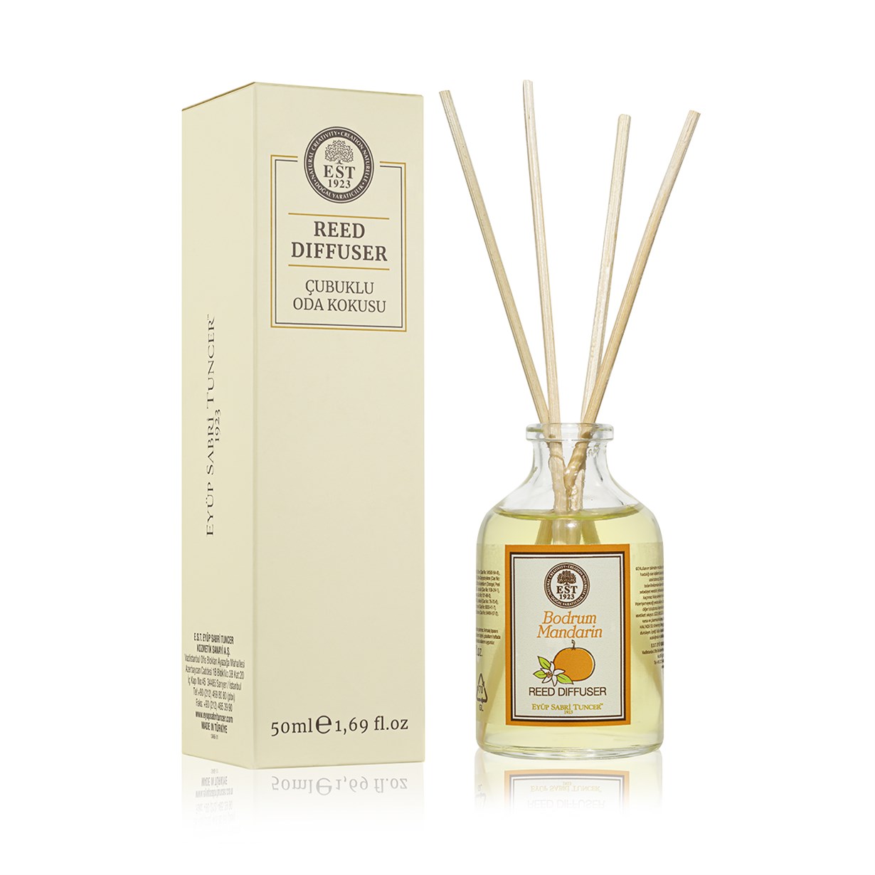 Bodrum Mandarin Çubuklu Oda Kokusu 50 ml
