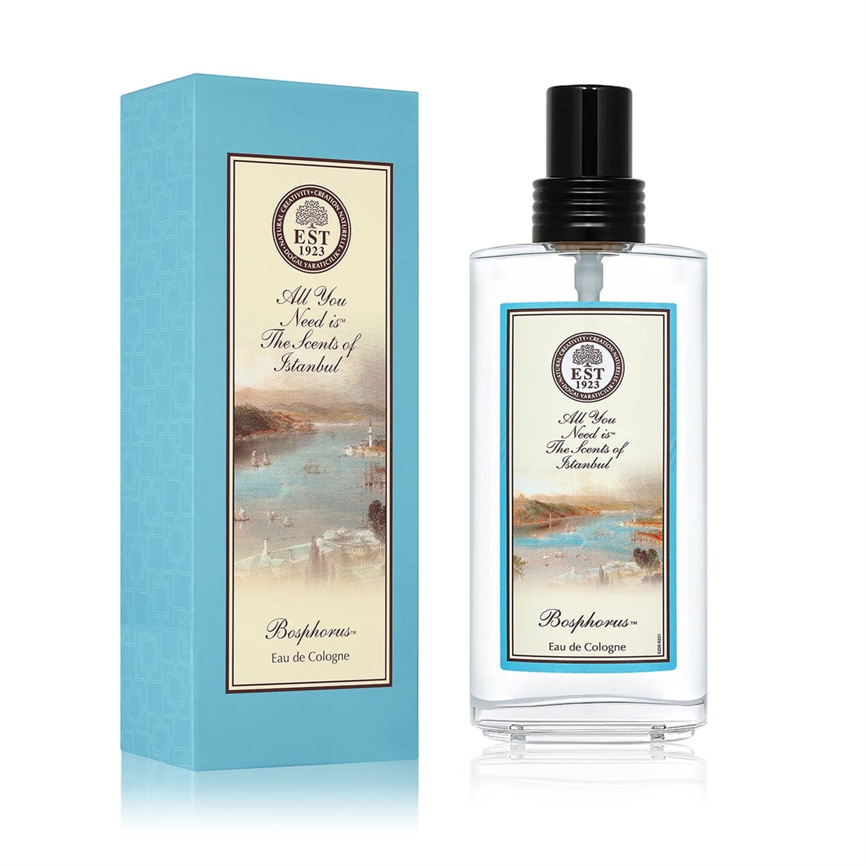 Bosphorus 150 ml Eau De Cologne - Cam Şişe