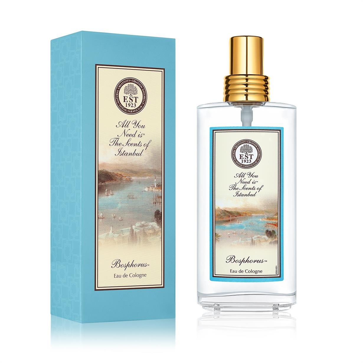 Bosphorus 150 ml Eau De Cologne - Cam Şişe