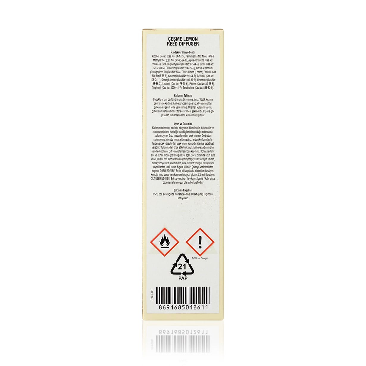 Çeşme Lemon Çubuklu Oda Kokusu 50 ml
