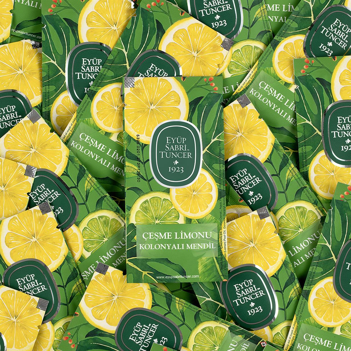 Çeşme Limonu Kolonyalı Mendil 150li (Küçük Boy)