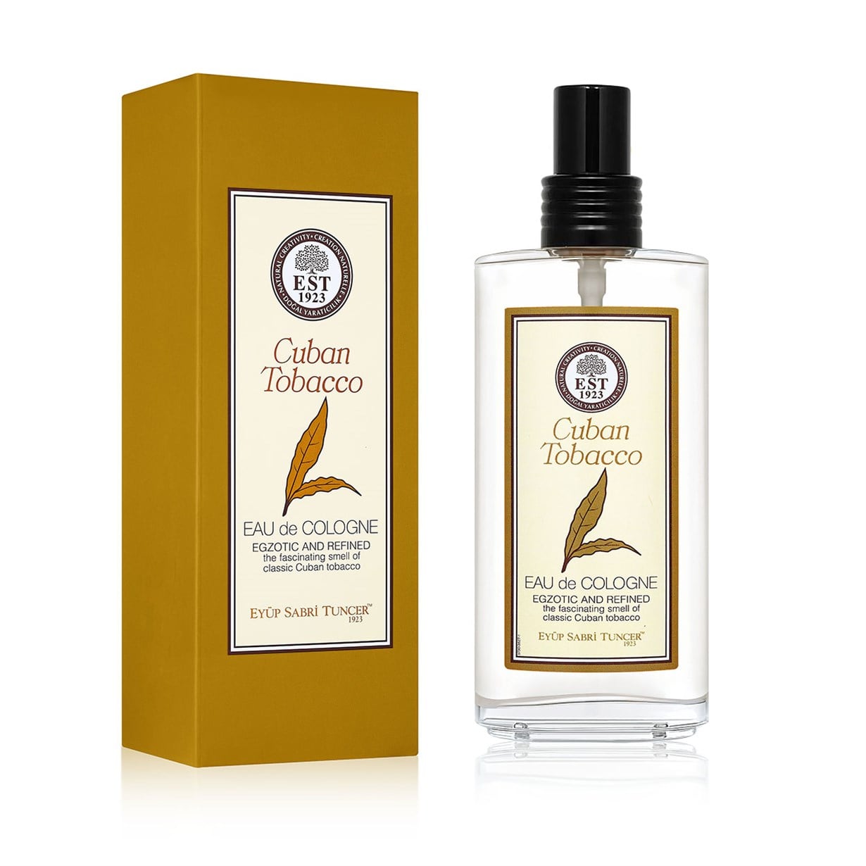 Cuban Tobacco 150 ml Eau De Cologne - Cam Şişe
