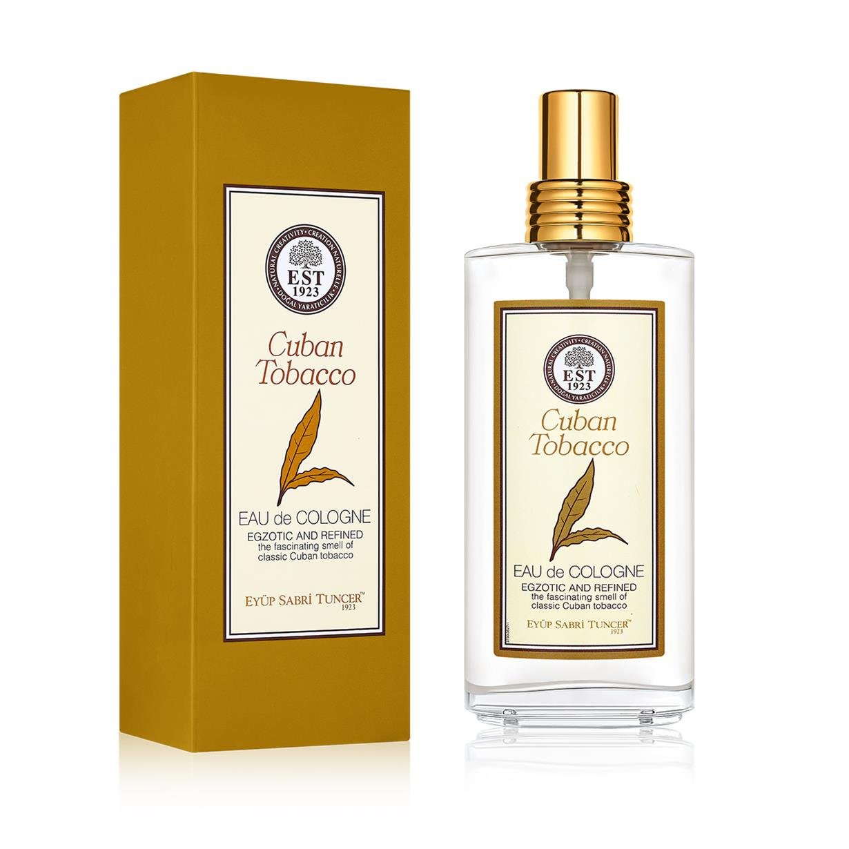 Cuban Tobacco 150 ml Eau De Cologne - Cam Şişe