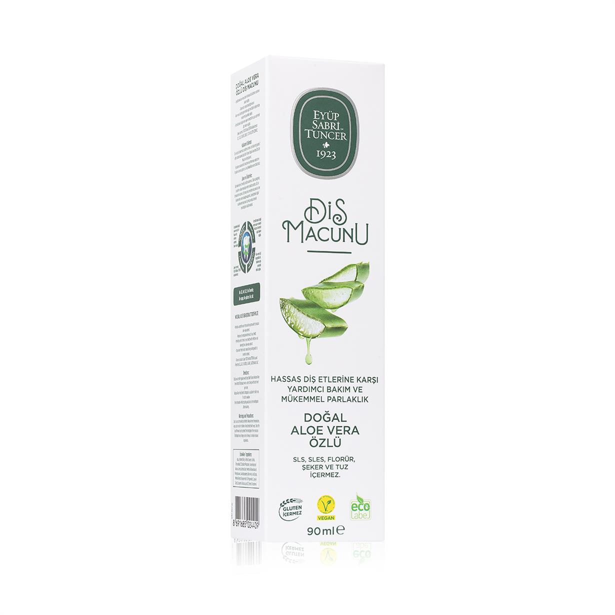 Doğal Aloe Vera Özlü Diş Macunu 90 ml