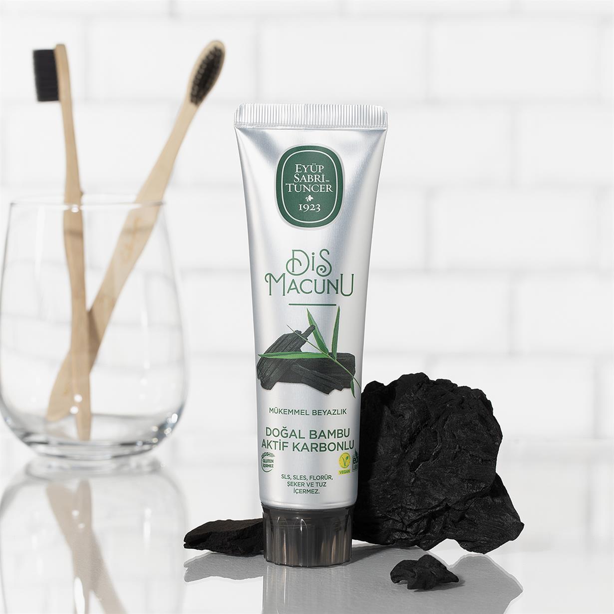 DOĞAL BAMBU KARBONLU DİŞ MACUNU 90 ML - YENİ