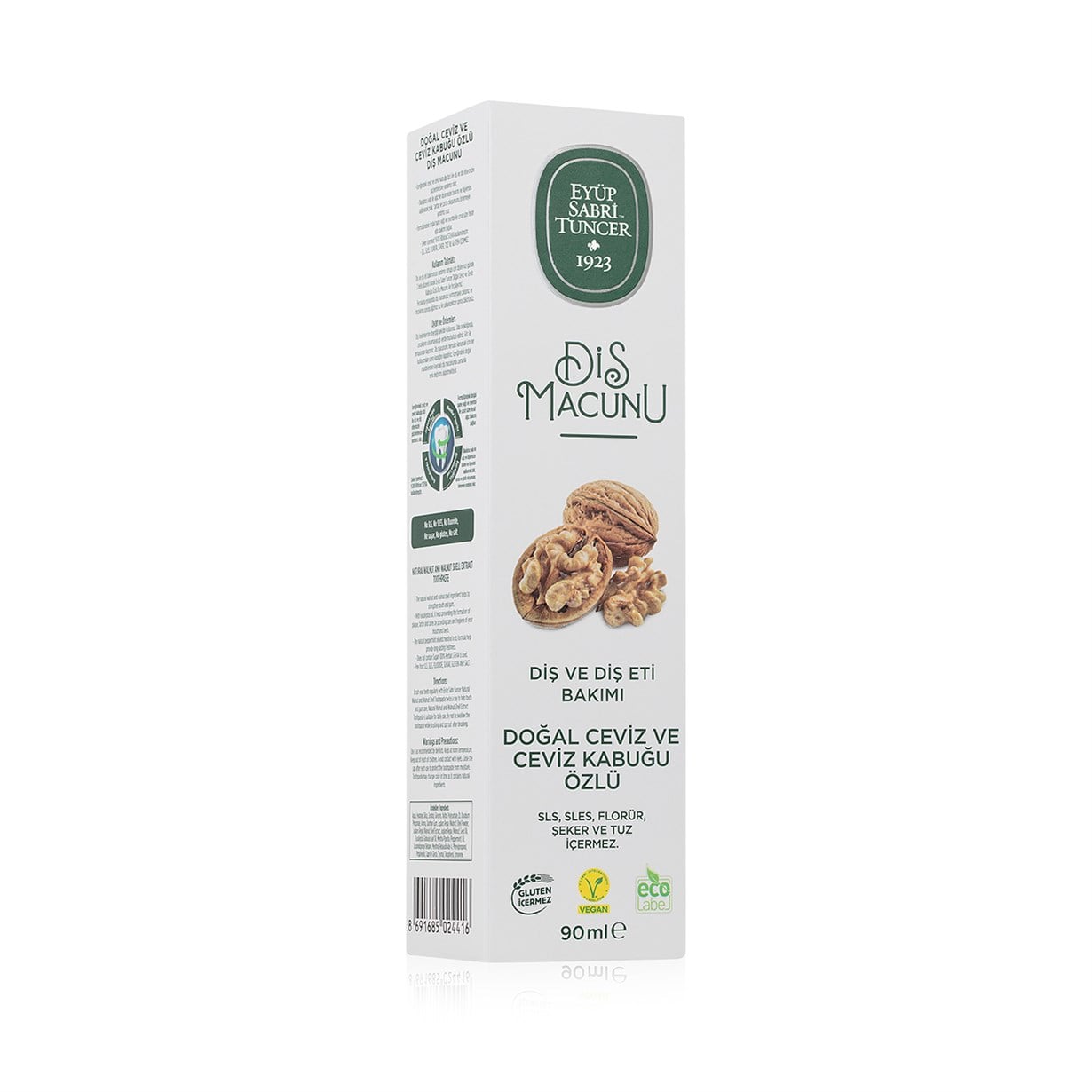 Doğal Ceviz ve Ceviz Kabuğu Özlü Diş Macunu 90 ml