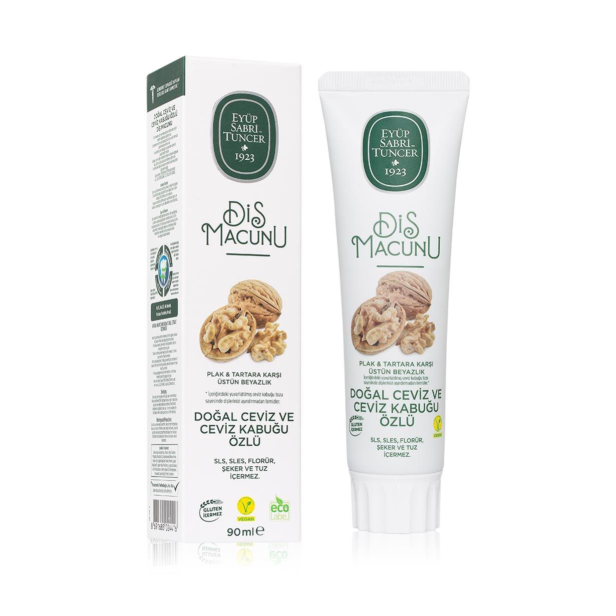 Doğal Ceviz ve Ceviz Kabuğu Özlü Diş Macunu 90 ml