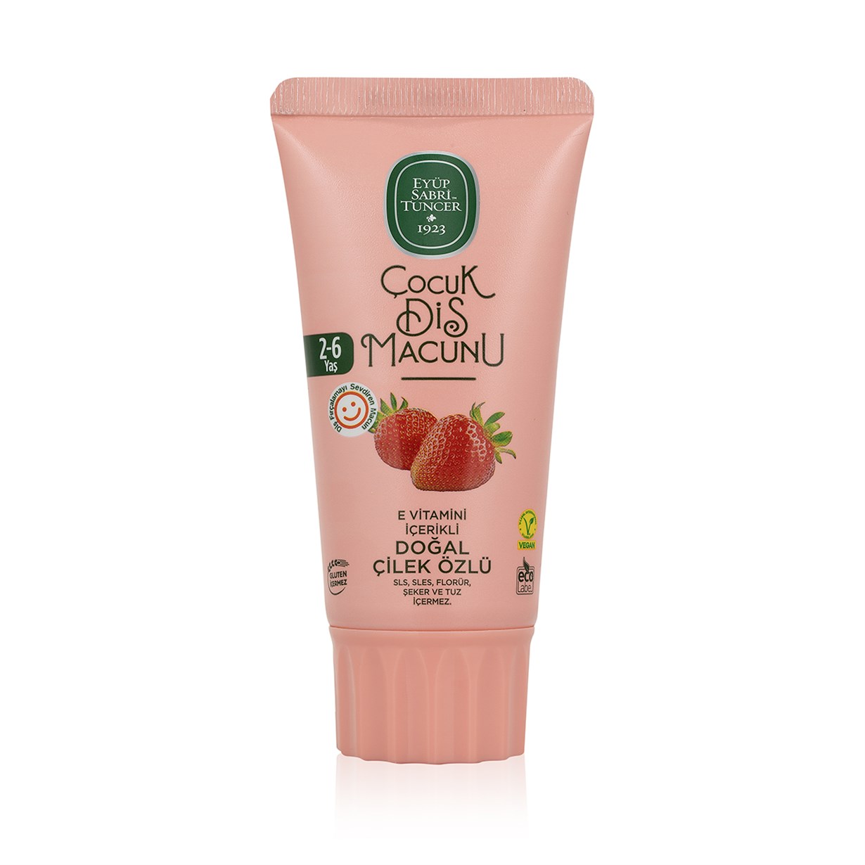 Doğal Çilek Özlü 2-6 Yaş Çocuk Diş Macunu 60 ml