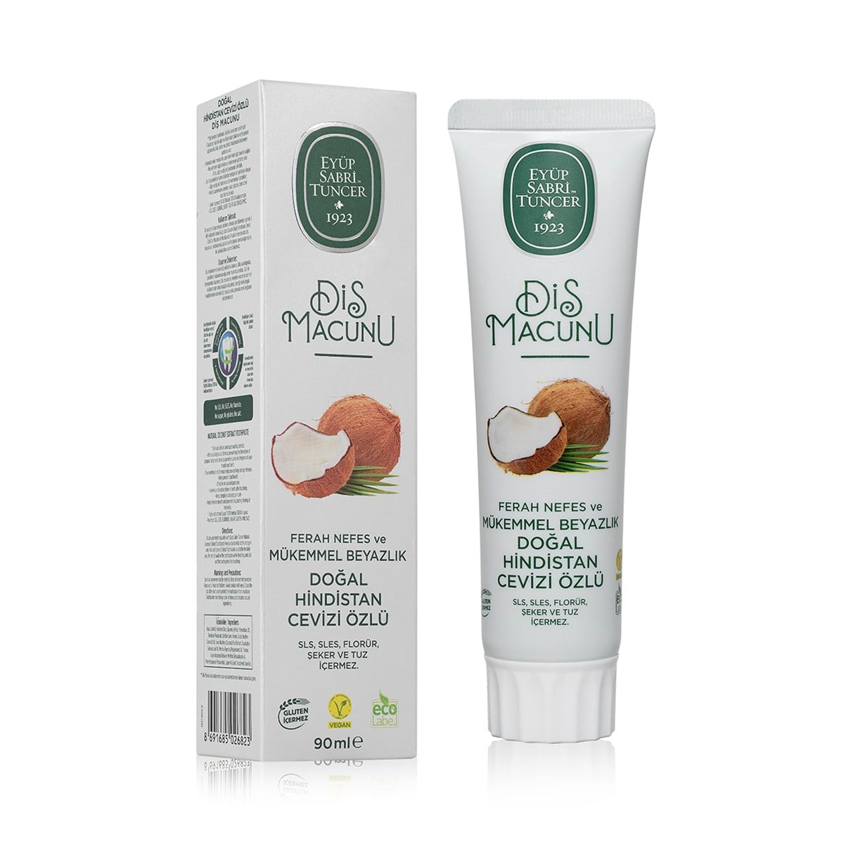 Doğal Hindistan Cevizi Özlü Diş Macunu 90 ml