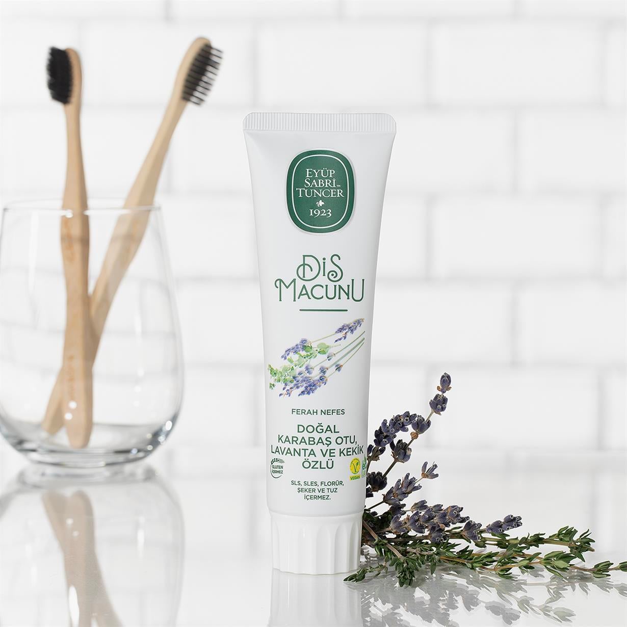 Doğal Karabaş Otu, Lavanta ve Kekik Özlü Diş Macunu 90 ml