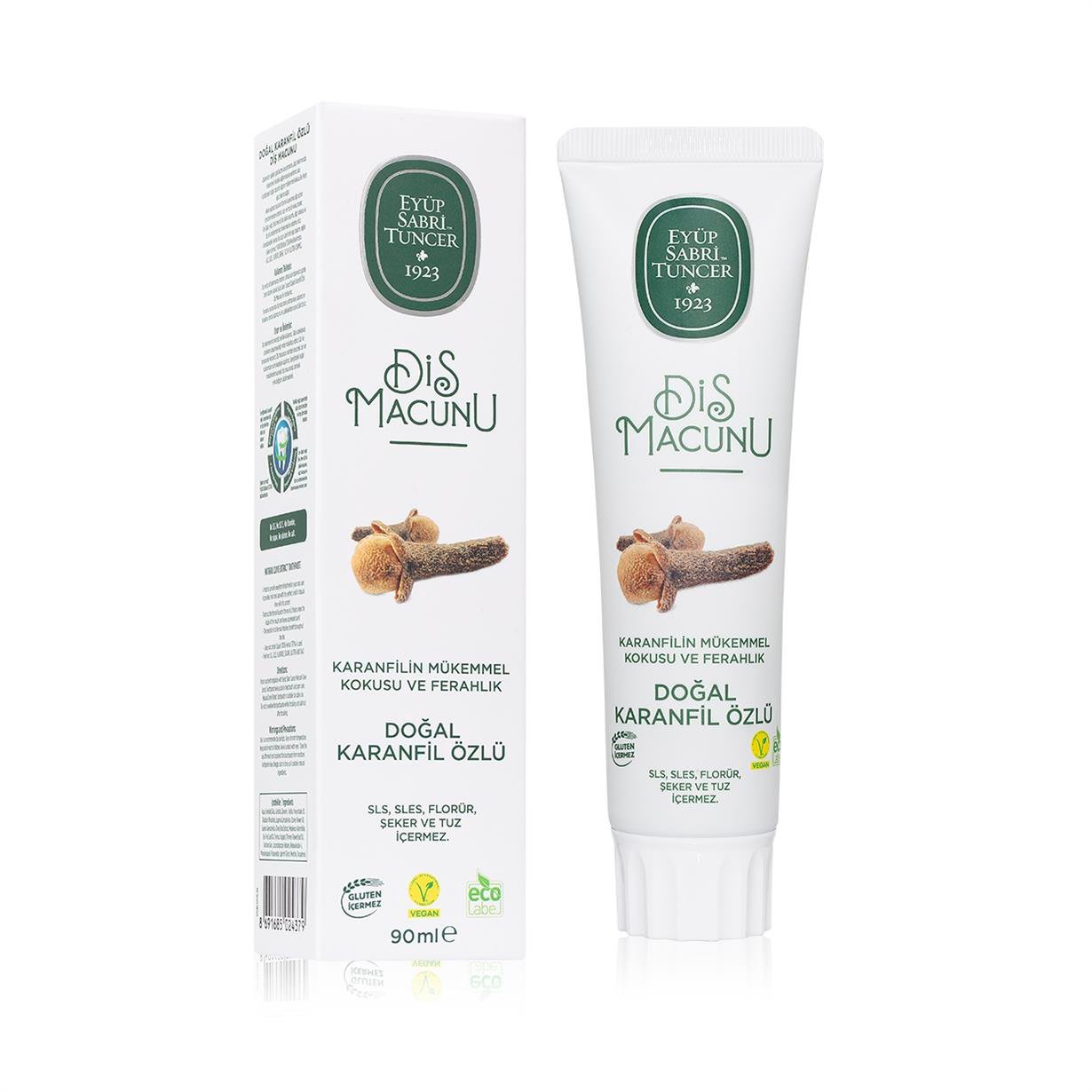 Doğal Karanfil Özlü Diş Macunu 90 ml