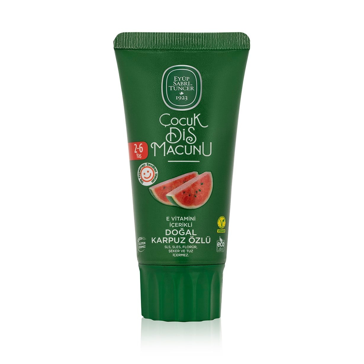 Doğal Karpuz Özlü 2-6 Yaş Çocuk Diş Macunu 60 ml