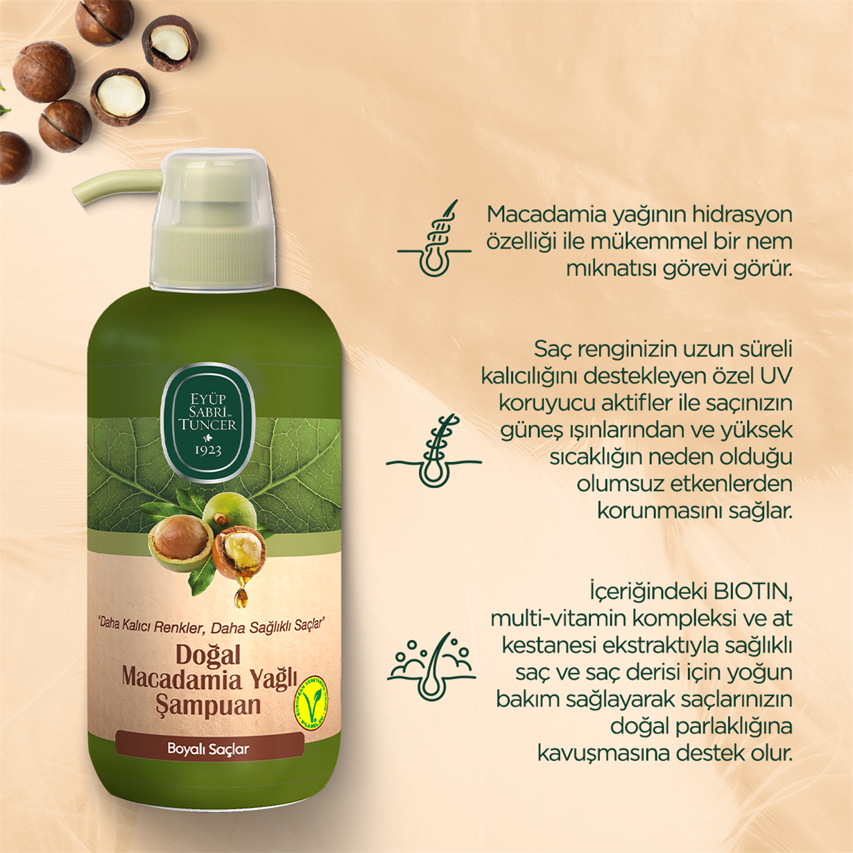 Natural Macadamia Oil Shampoo 600 ml