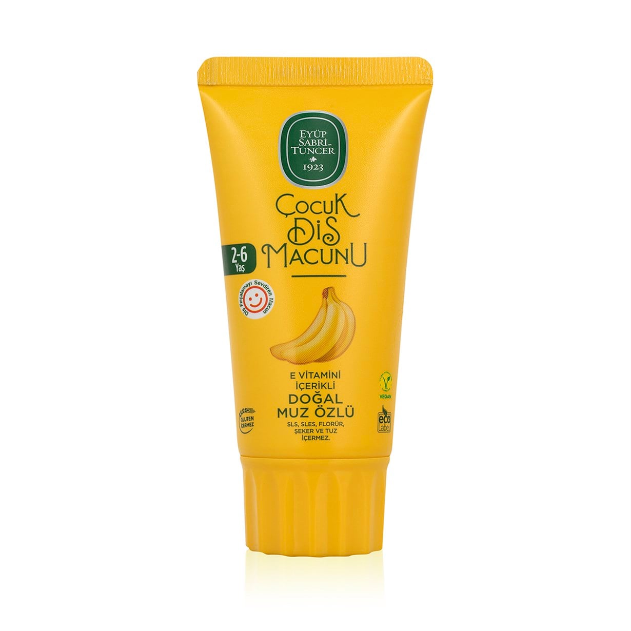 Doğal Muz Özlü 2-6 Yaş Çocuk Diş Macunu 60 ml