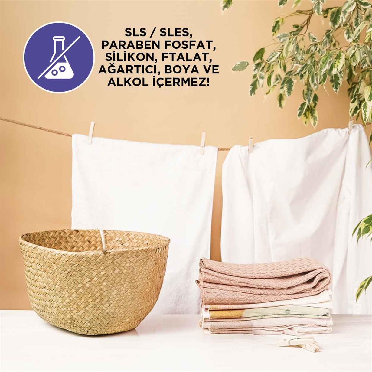 Doğal Zeytinyağlı Bebek Çamaşır Yıkama Sıvısı 1,5 lt 25 Yıkama