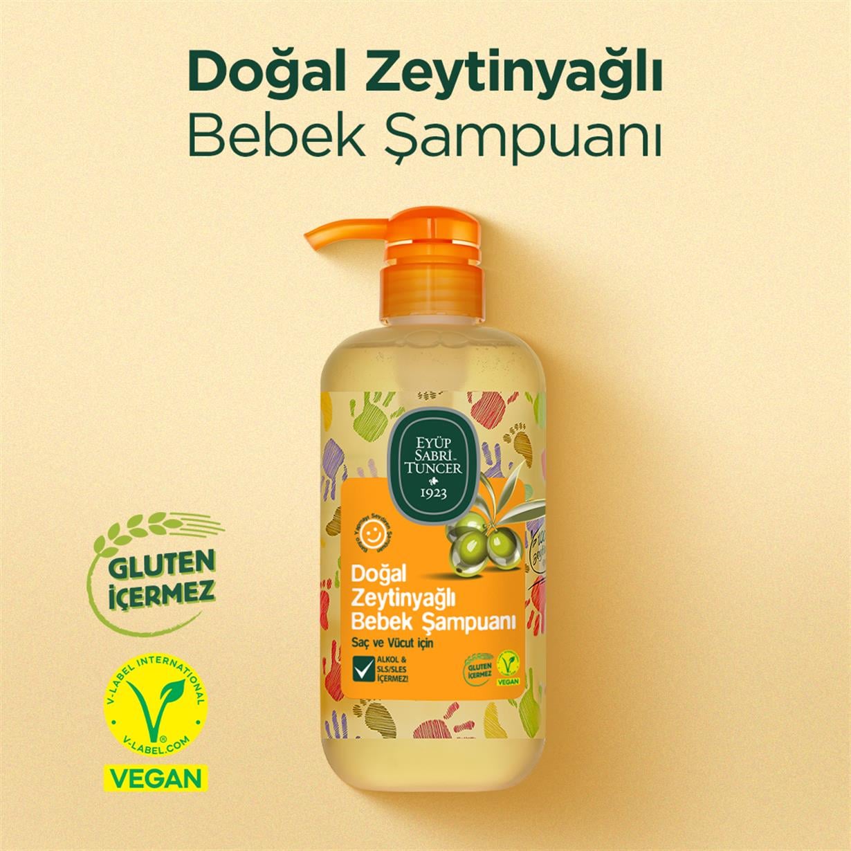 Baby Shampoo with Natural Olive Oil 600 ml