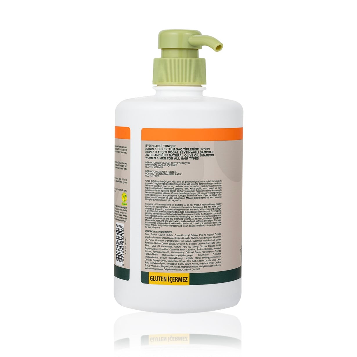 Doğal Zeytinyağlı Kepek Karşıtı Şampuan 700 ml