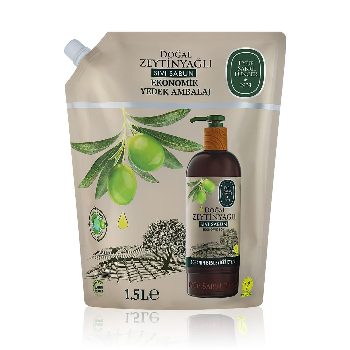 Doğal Zeytinyağlı Sıvı Sabun 1,5 lt Yedek Ambalaj Fiyatı ve Yorumları ...