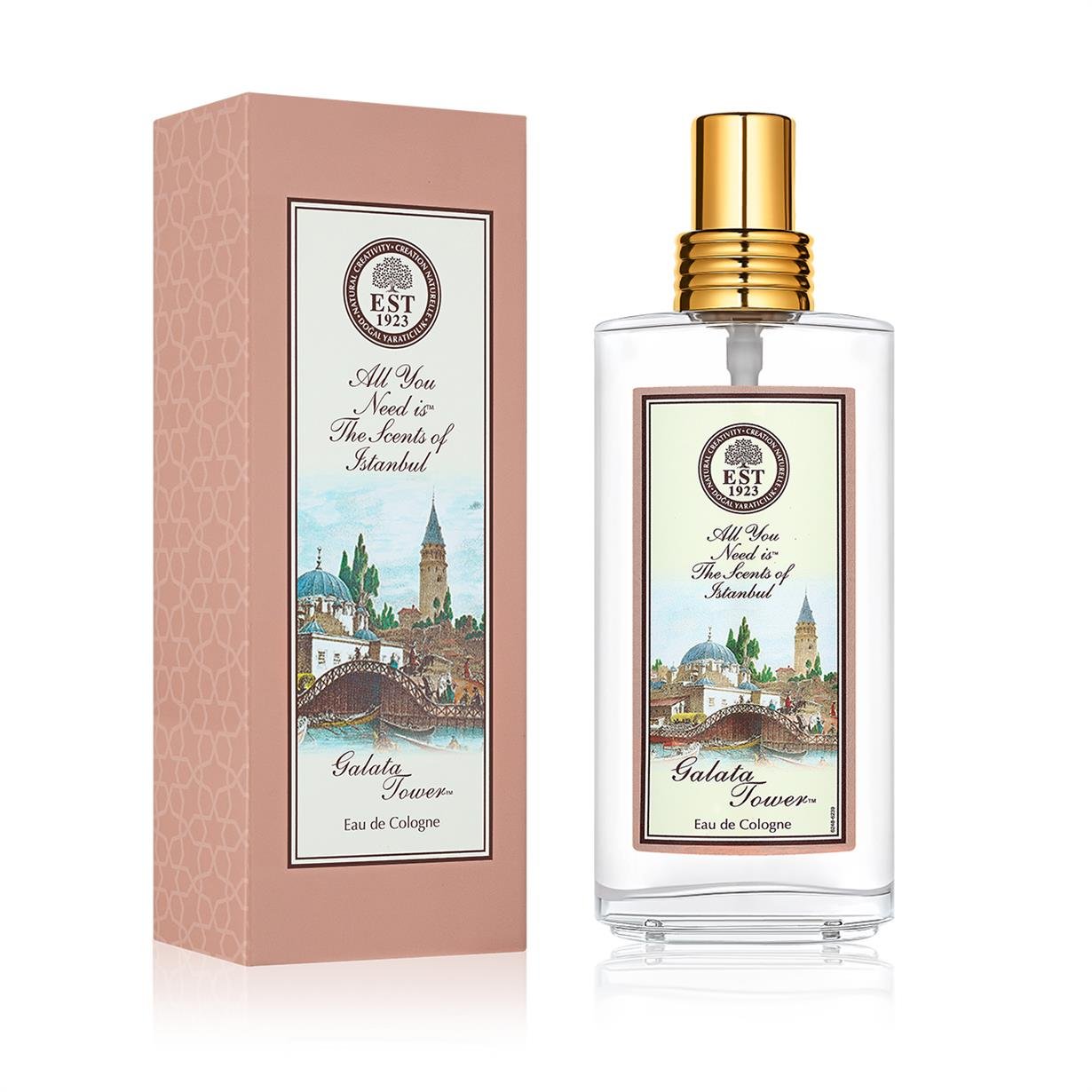 Galata Tower 150 ml Eau De Cologne - Cam Şişe
