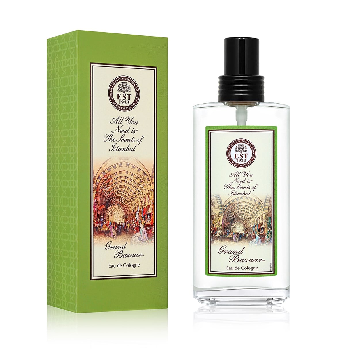Grand Bazaar 150 ml Eau De Cologne - Cam Şişe