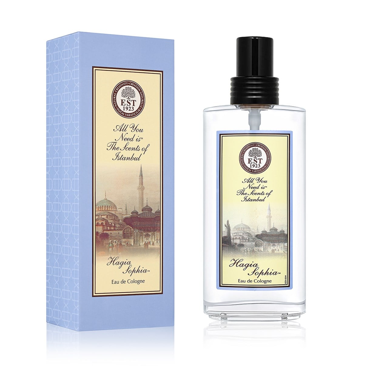 Hagia Sophia 150 ml Eau De Cologne - Cam Şişe