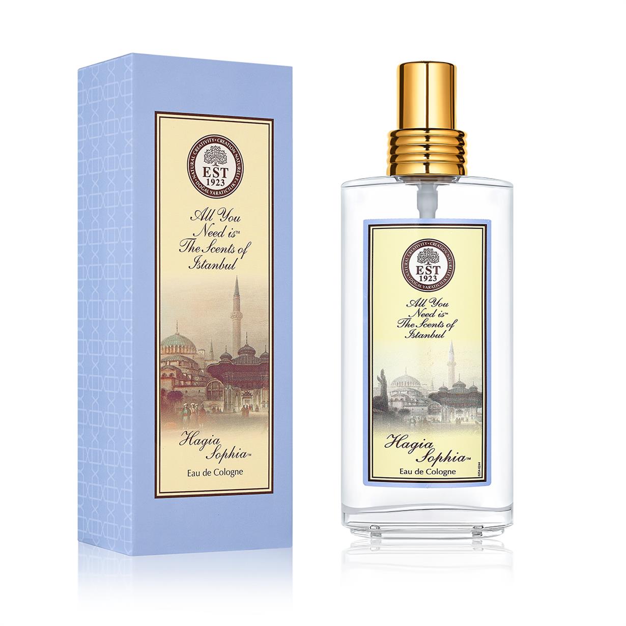 Hagia Sophia 150 ml Eau De Cologne - Cam Şişe