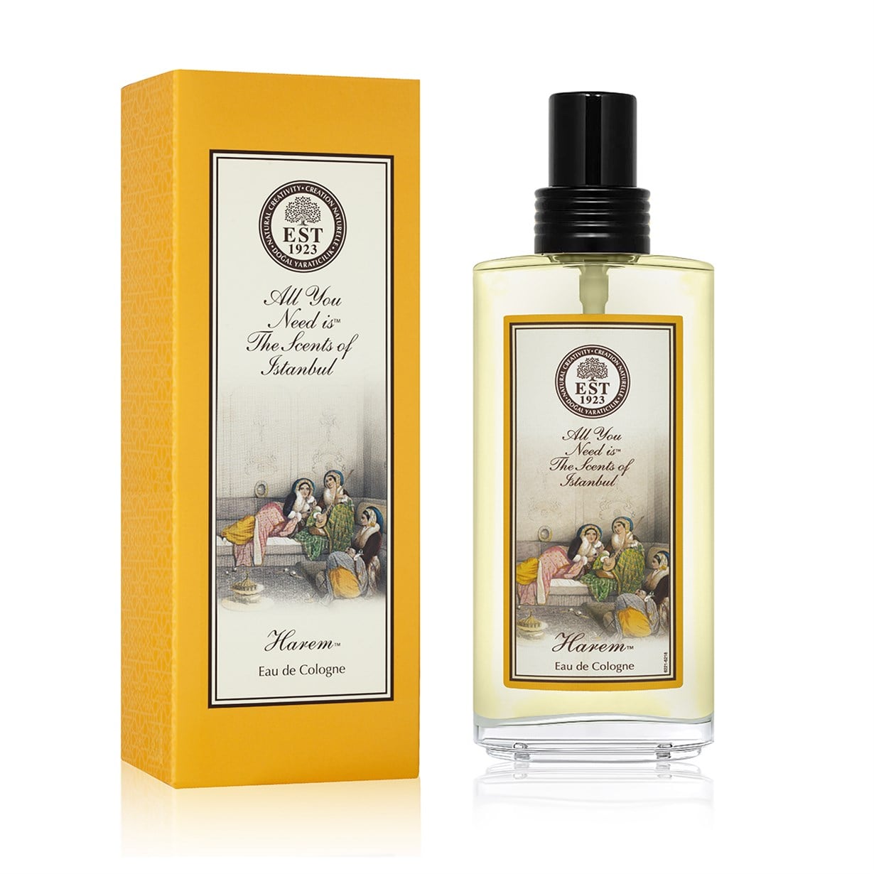 Harem 150 ml Eau De Cologne - Cam Şişe
