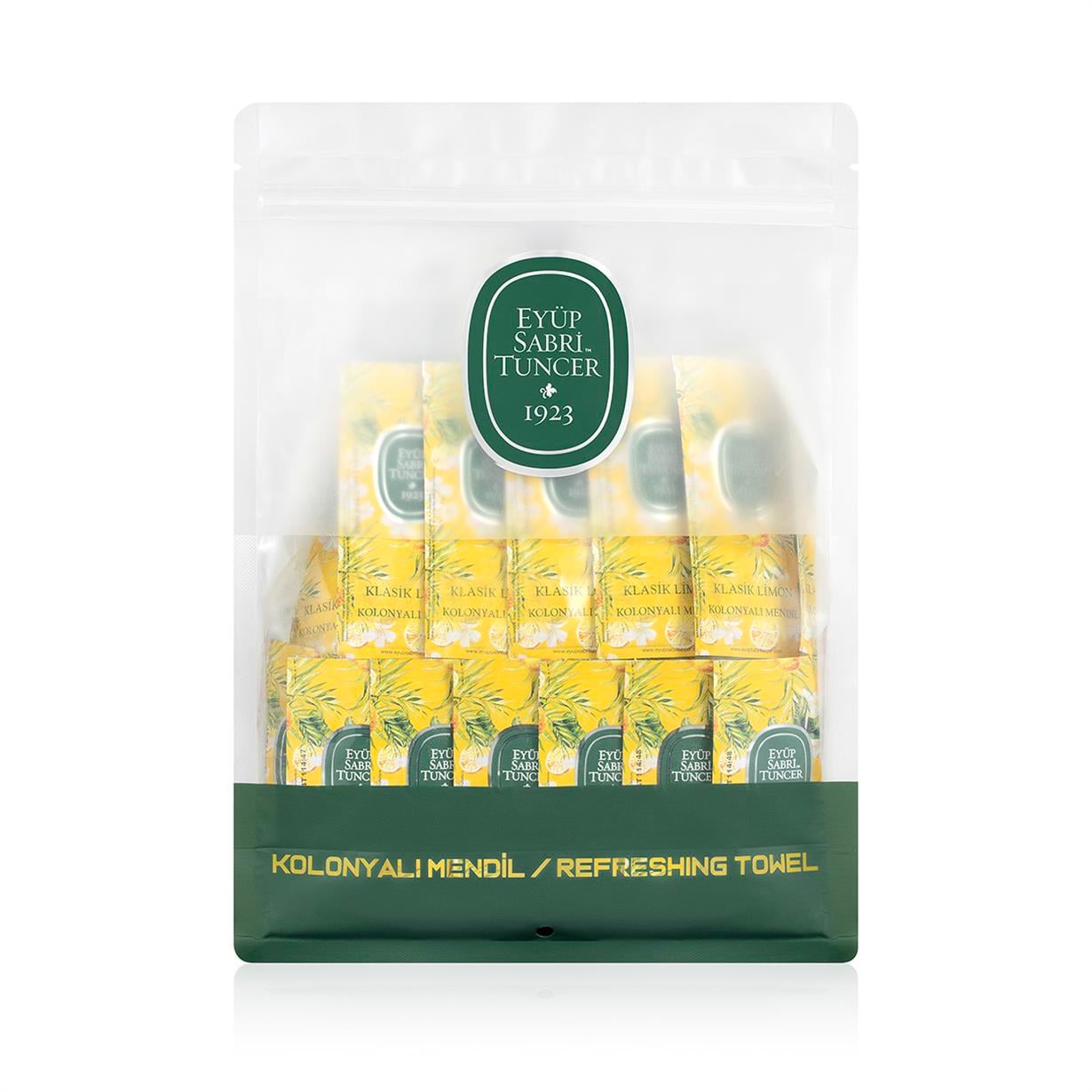 Klasik Limon Kolonyalı Mendil 150li (Küçük Boy)