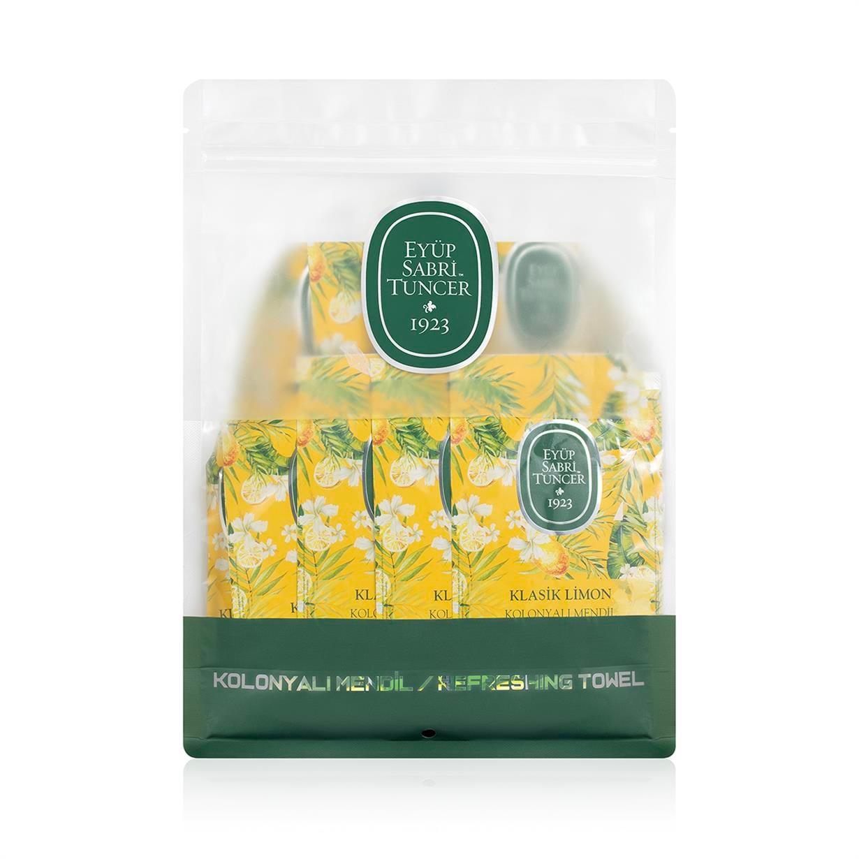 Klasik Limon Kolonyalı Mendil 50li (Büyük Boy)