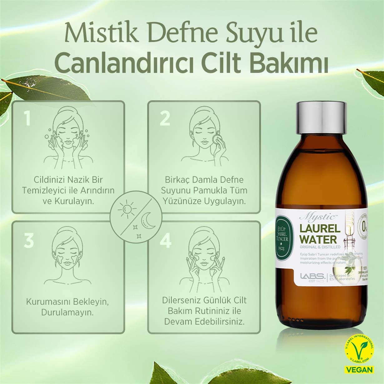 Mistik Defne Suyu 200 ml - Cam Şişe