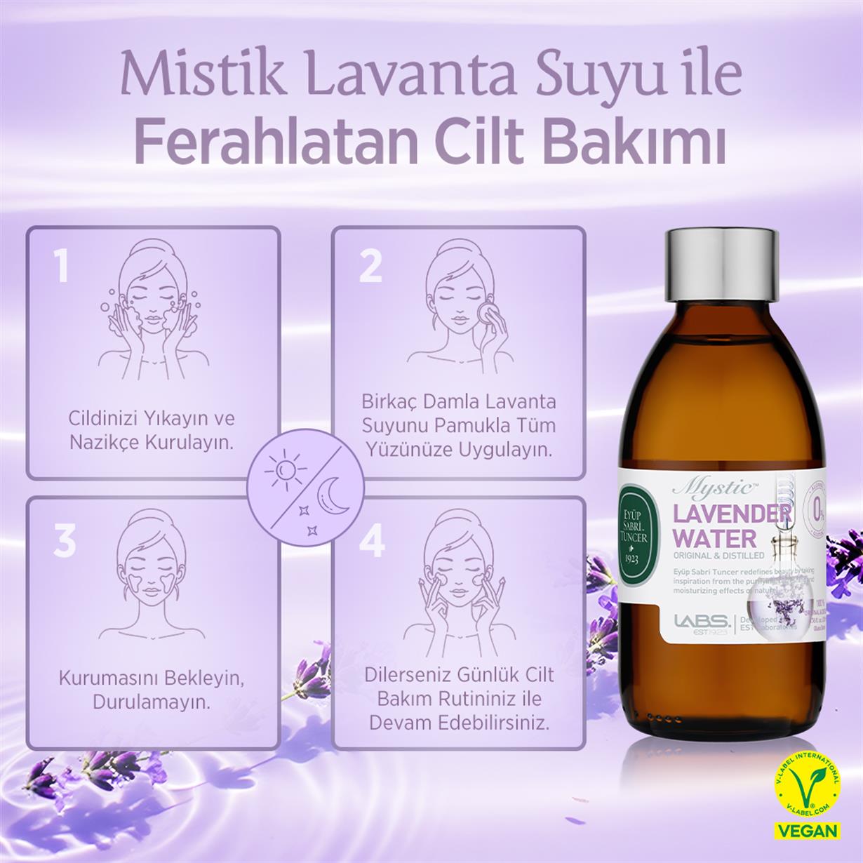 Mistik Lavanta Suyu 200 ml - Cam Şişe