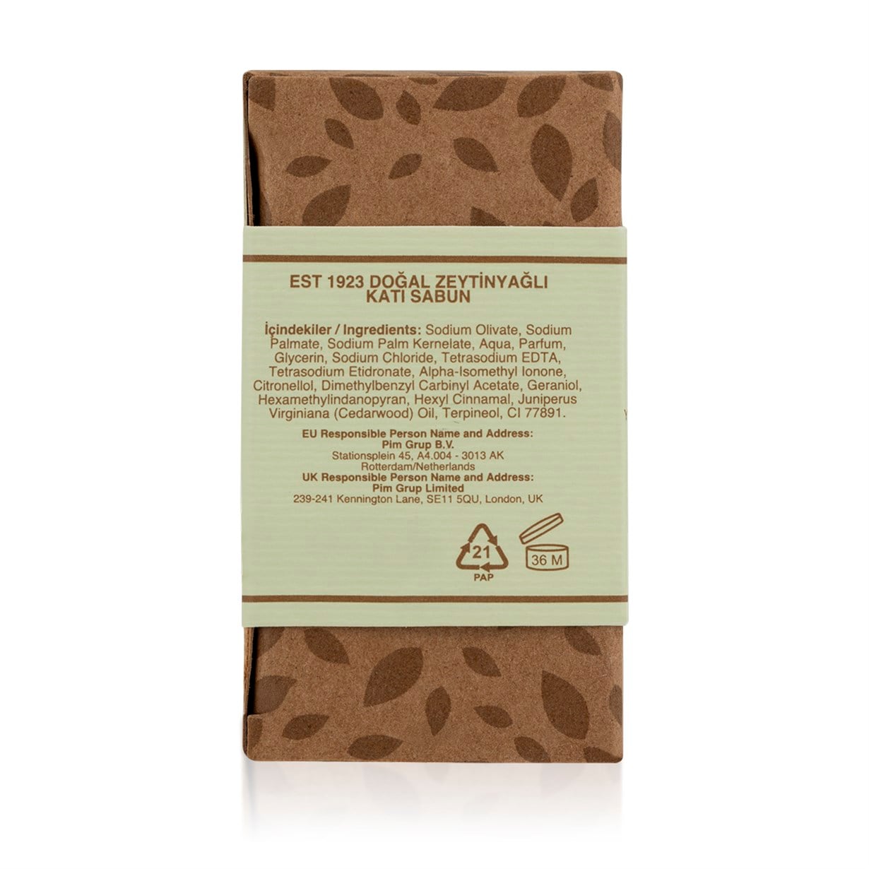 Savon De Marseille Bitkisel Zeytinyağlı Katı Sabun Klasik 150 gr
