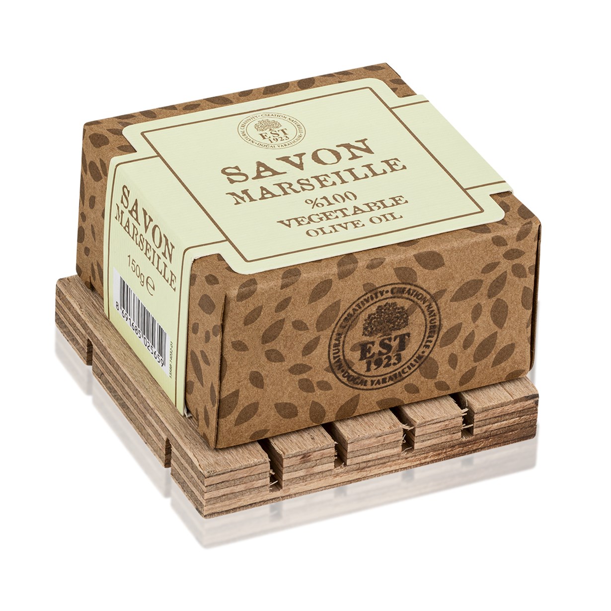 Savon De Marseille Bitkisel Zeytinyağlı Katı Sabun Klasik 150 gr