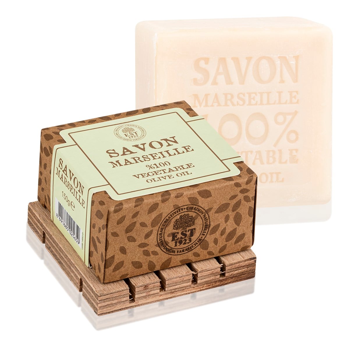 Savon De Marseille Bitkisel Zeytinyağlı Katı Sabun Klasik 150 gr