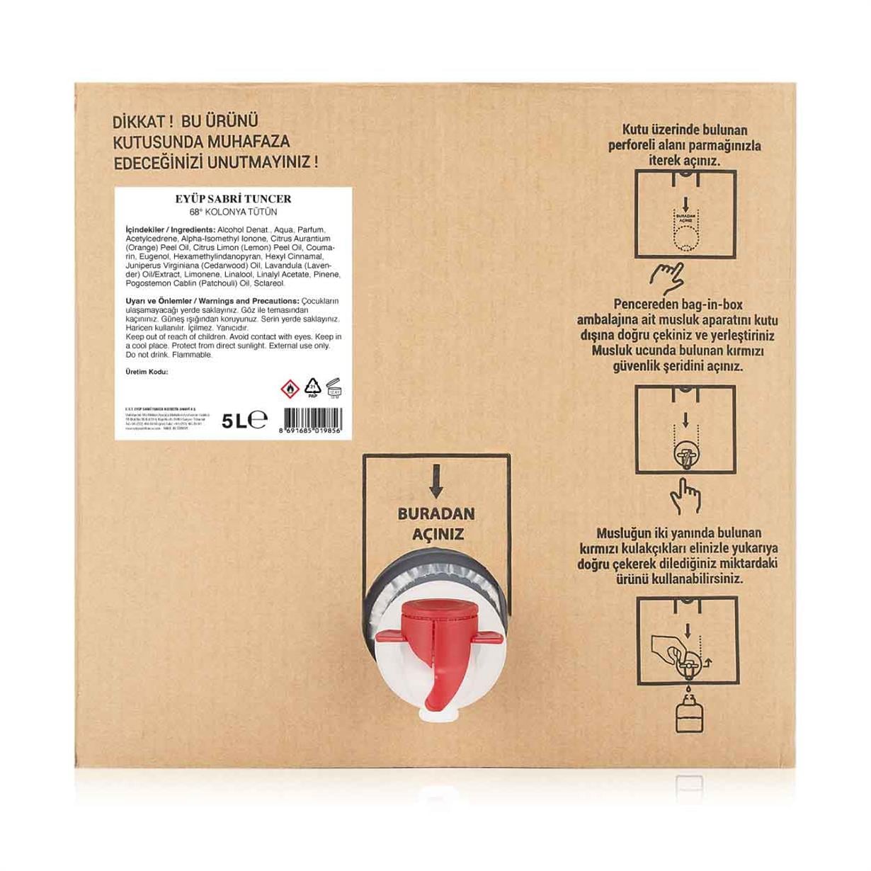 Tobacco Cologne 5 Liter - Bag in Box