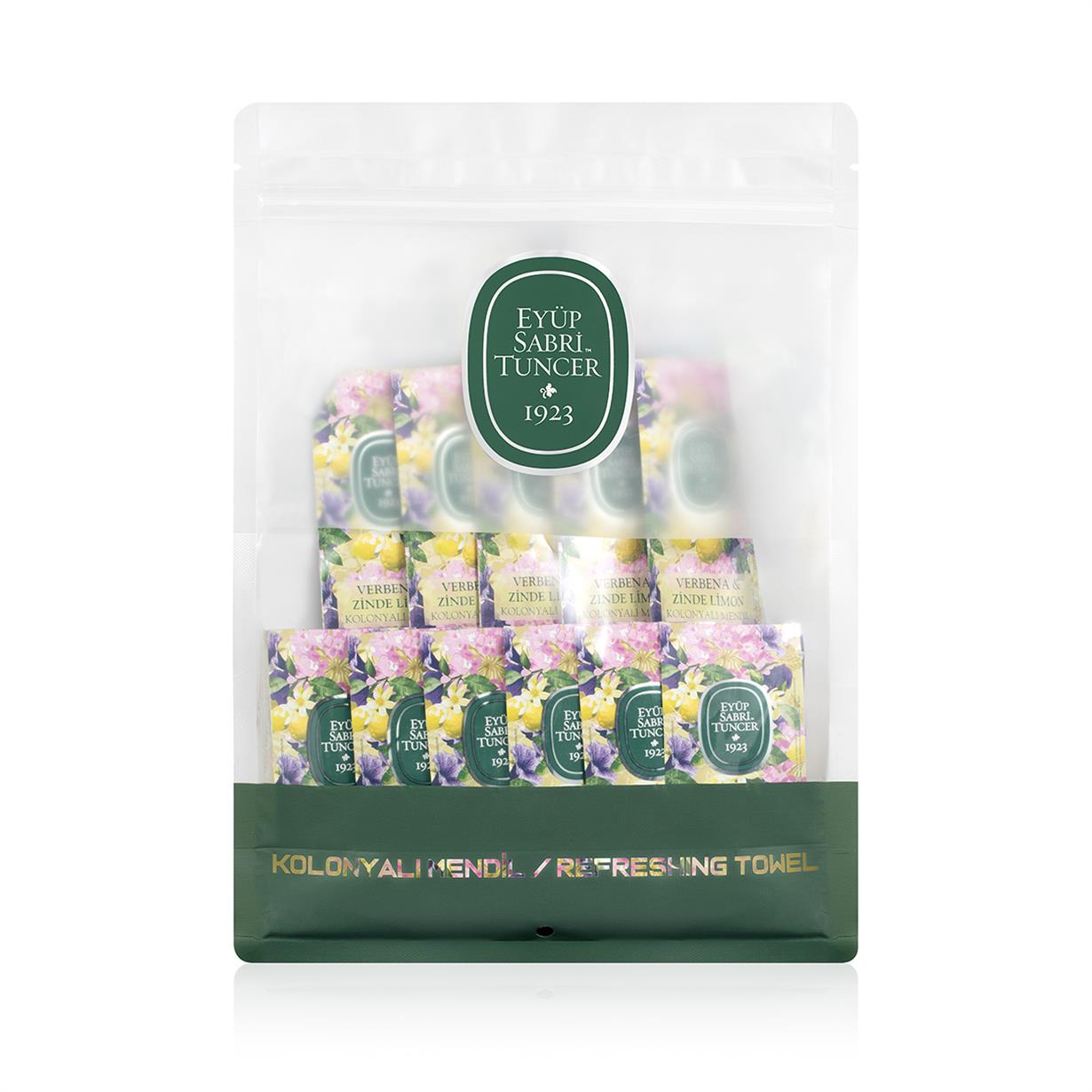 Verbena & Zinde Limon Kolonyalı Mendil 150li (Küçük Boy)